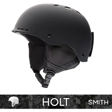 SMITH HOLT matte black | ски & сноуборд каска