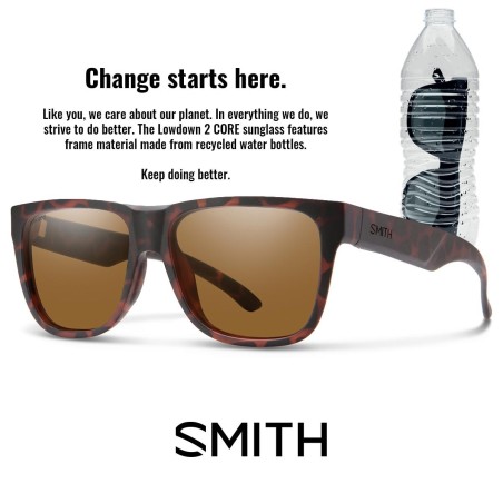 SMITH LOWDOWN 2 CORE MATT HAVANA Polarized Brown