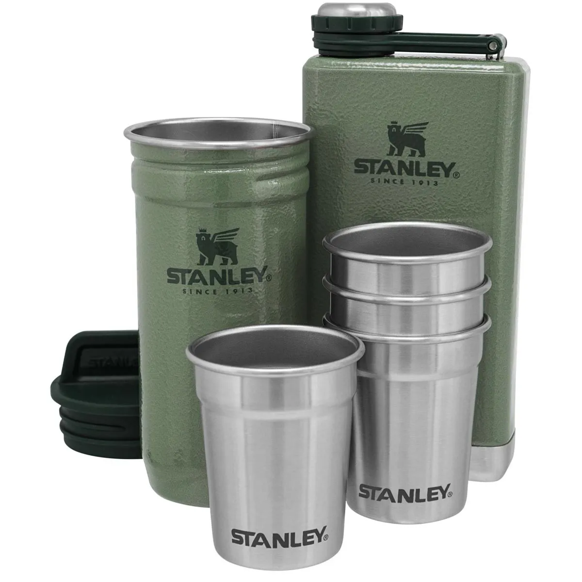 STANLEY THE PRE-PARTY SHOTGLASS + FLASK SET Hammertone Green