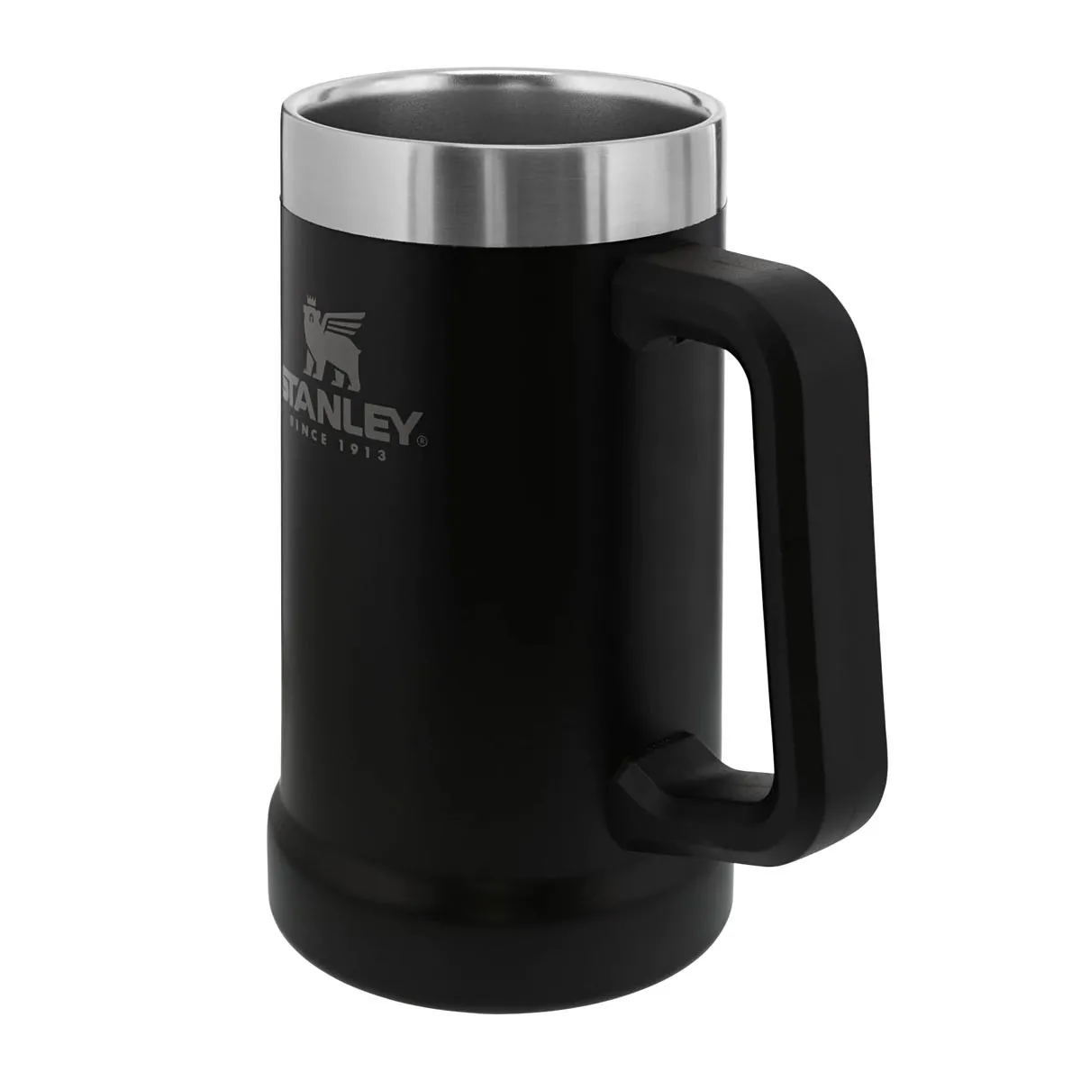 STANLEY THE BIG GRIP BEER STEIN .70L / 24OZ Matte Black Pebble