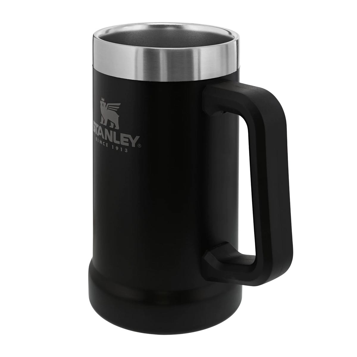 STANLEY THE BIG GRIP BEER STEIN .70L / 24OZ Matte Black Pebble