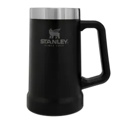 STANLEY THE BIG GRIP BEER STEIN .70L / 24OZ Matte Black Pebble