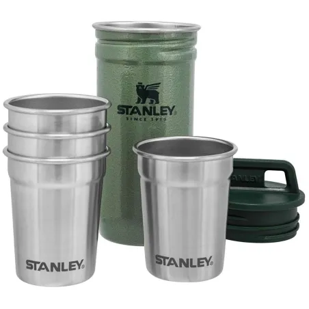 STANLEY THE NESTING SHOT GLASS SET Hammertone Green