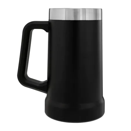 STANLEY THE BIG GRIP BEER STEIN .70L / 24OZ Matte Black Pebble