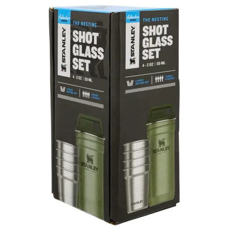 STANLEY THE NESTING SHOT GLASS SET Hammertone Green