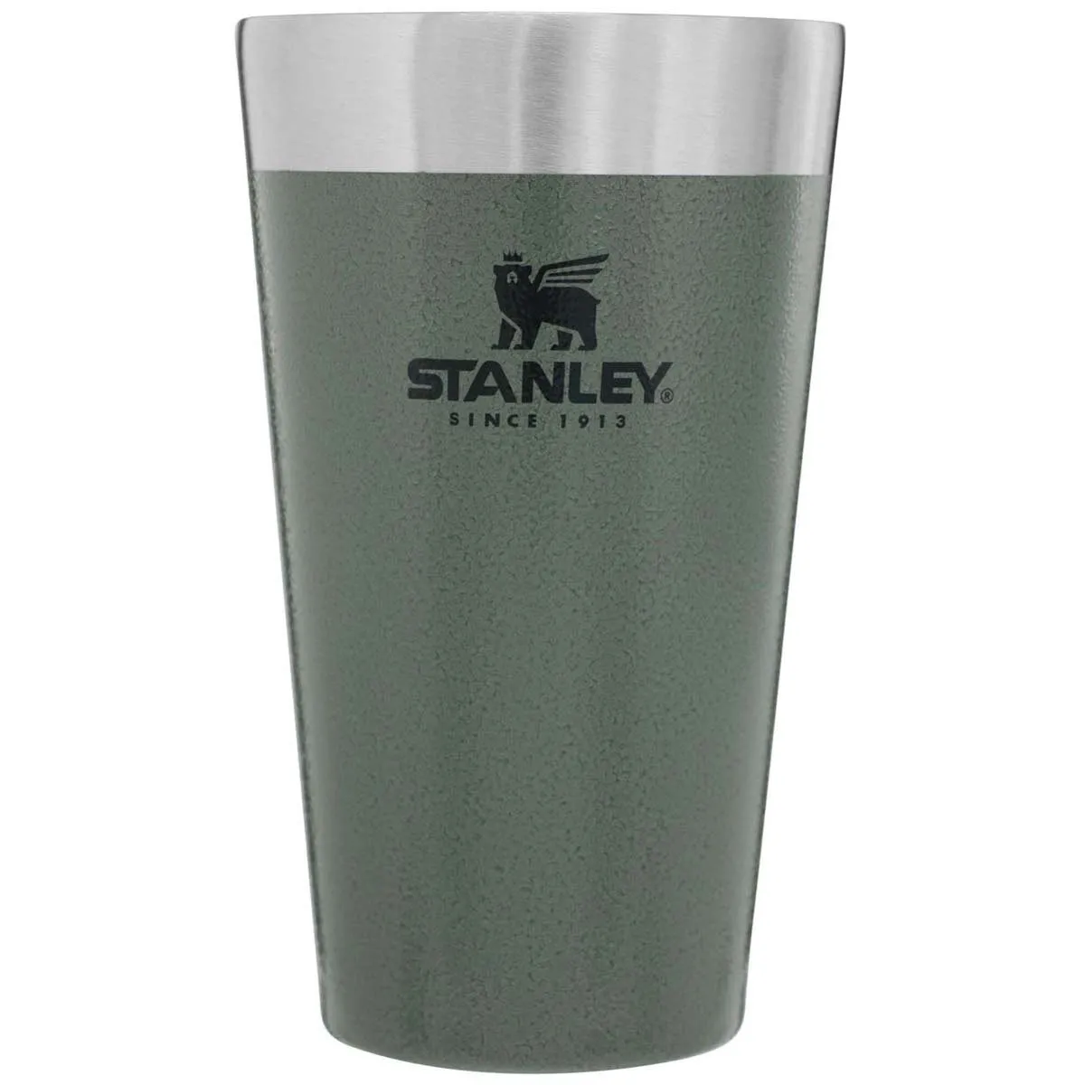 STANLEY THE STACKING BEER PINT .47L / 16OZ Hammertone Green