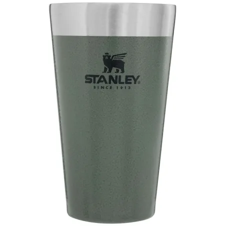 STANLEY THE STACKING BEER PINT .47L / 16OZ Hammertone Green