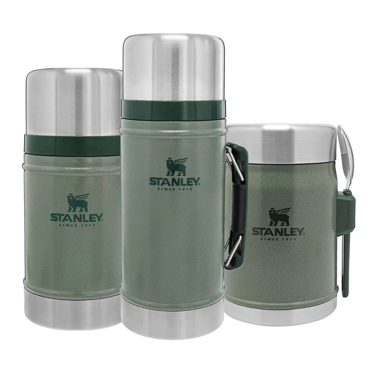 STANLEY THE LEGENDARY CLASSIC FOOD JAR .70L / 24OZ Hammertone Green STANLEY THE LEGENDARY CLASSIC FOOD JAR .70L / 24OZ Hammertone Green