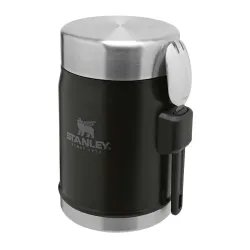 STANLEY THE LEGENDARY FOOD JAR + SPORK 14OZ / .4L Matte Black Pebble