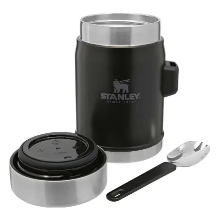 STANLEY THE LEGENDARY FOOD JAR + SPORK 14OZ / .4L Matte Black Pebble