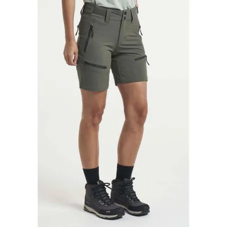 TENSON Txlite Flex Shorts Women Dark Khaki | Women Outdoor Skirts, Shorts & Pants