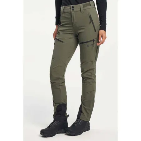 TENSON Txlite Flex Pants Women Dark Khaki | Women Outdoor Skirts, Shorts & Pants