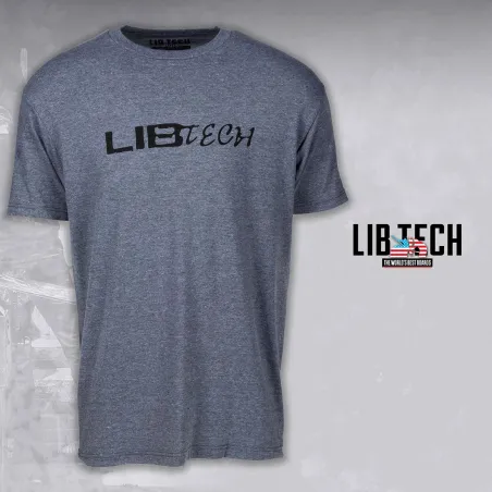 LIB LOGO TEE GREY