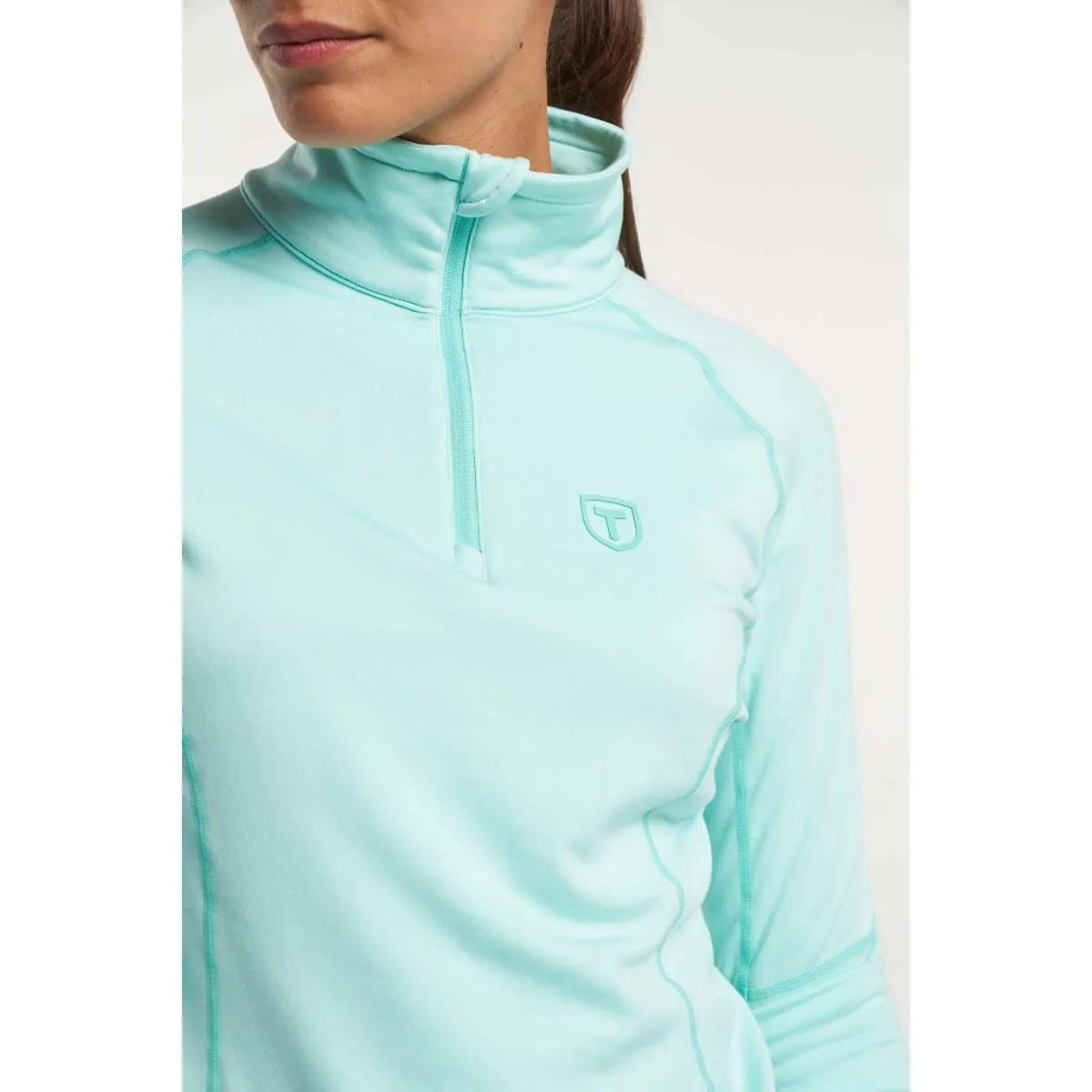 TENSON Txlite Half  Zip Women Light Turquoise | Women Outdoor Midlayers & Hoodies