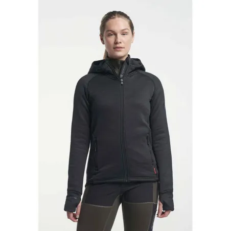 TENSON Txlite Midlayer Hoodie Zip Women Black | Women Outdoor Midlayers & Hoodies