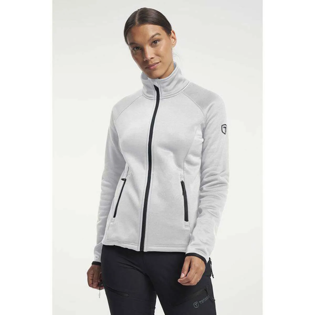 TENSON Txlite Midlayer Zip Woman Light Grey  | Дамски туристически полар с цип