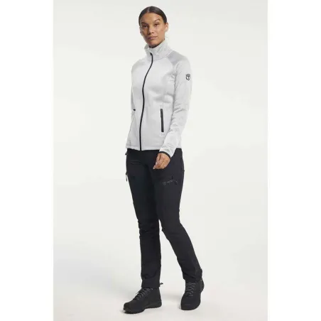 TENSON Txlite Midlayer Zip Woman Light Grey  | Women Outdoor Midlayers & Hoodies