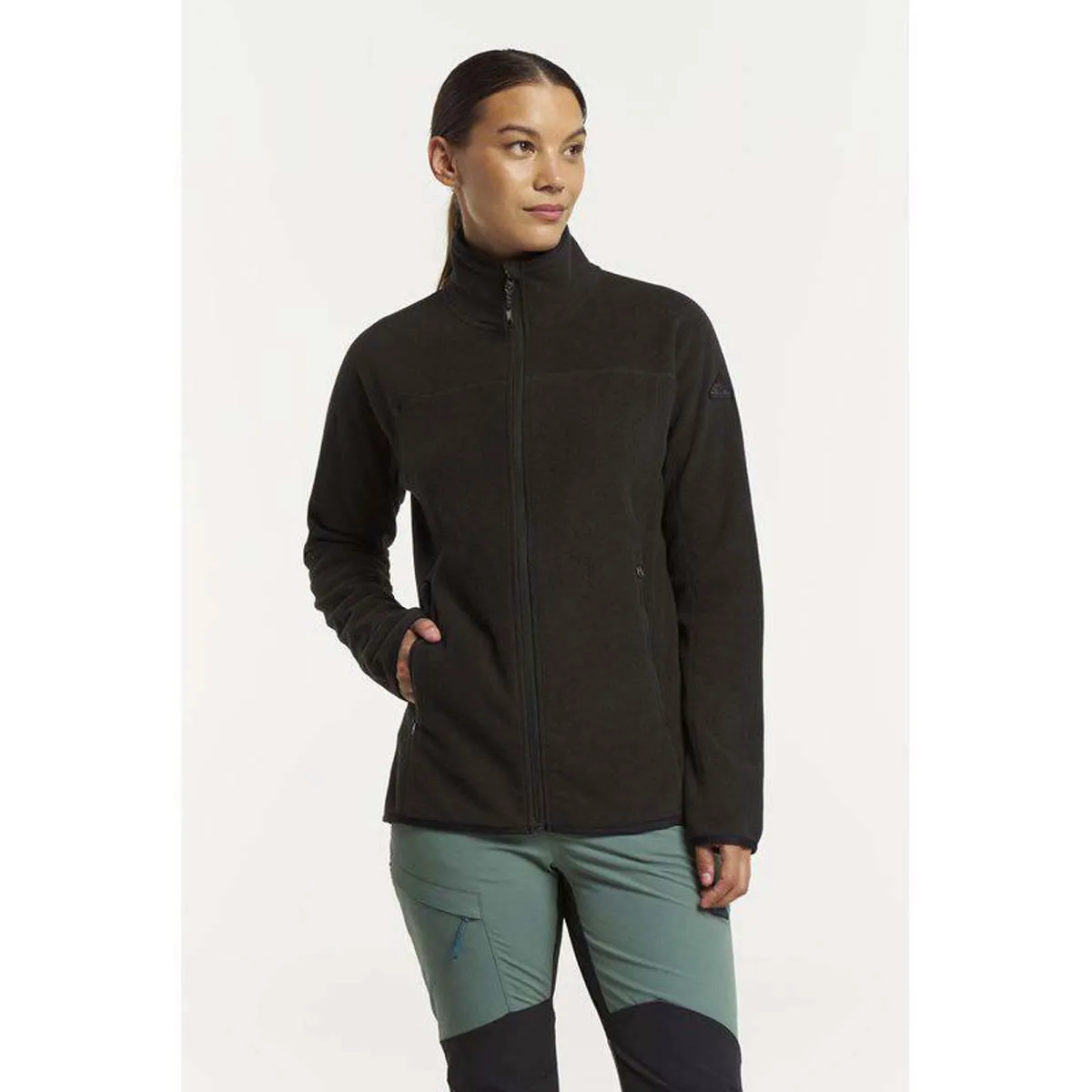 TENSON Himalaya Fulllzip Fleece Women Black | Дамски туристически полар с цял цип