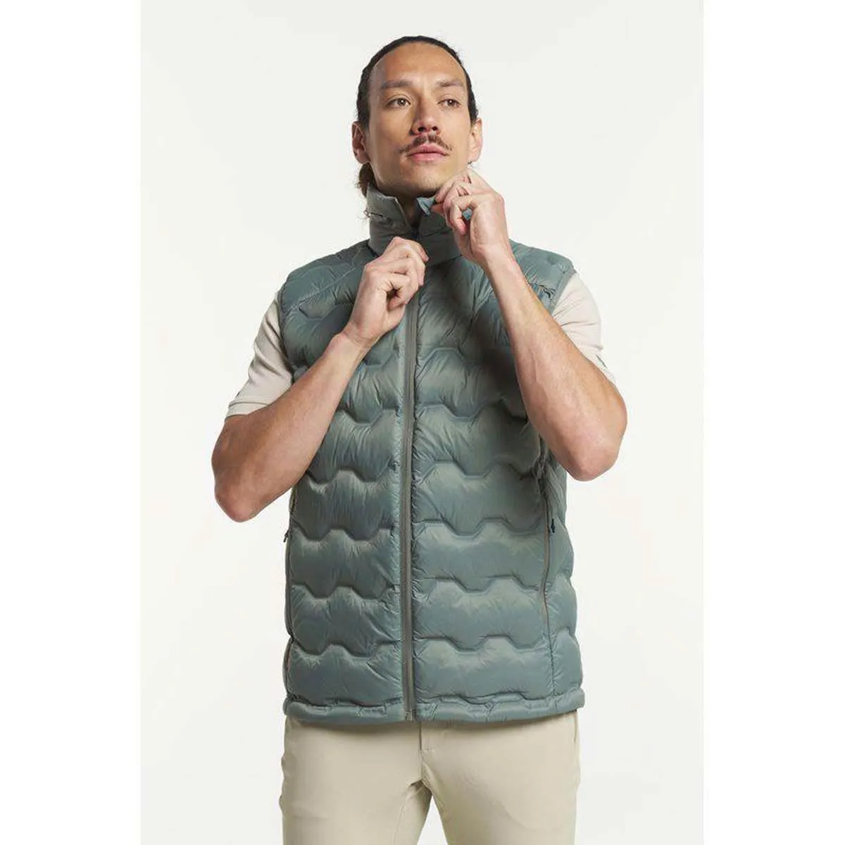 TENSON Txlite Shibui Down Vest Men Grey Green | Мъжки туристически елек