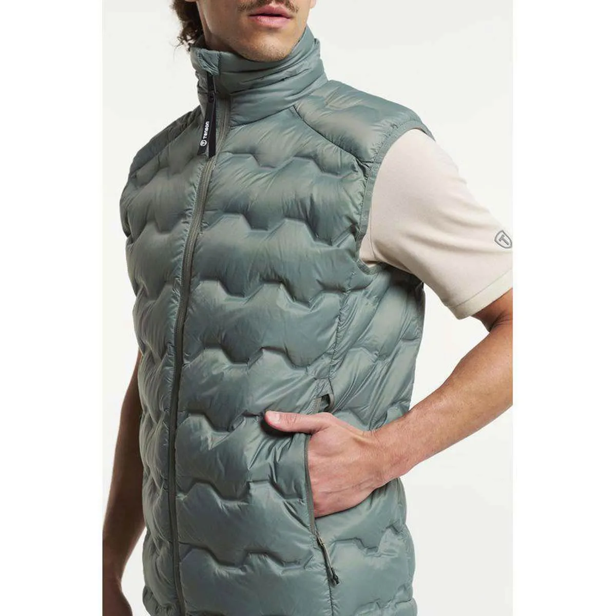 TENSON Txlite Shibui Down Vest Men Grey Green | Мъжки туристически елек