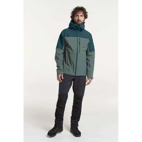TENSON Himalaya Softshell Stretch Jacket Men Dark Green | Мъжко туристическо яке