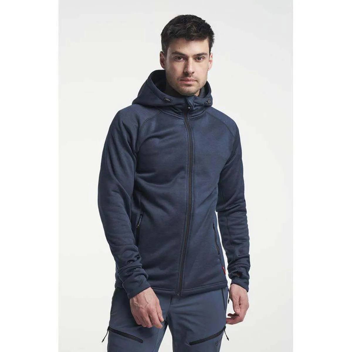 TENSON Txlite Midlayer Hoodie Zip Men Dark Blue | Мъжик междинен полар