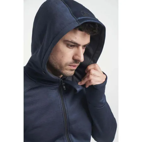 TENSON Txlite Midlayer Hoodie Zip Men Dark Blue | Мъжик междинен полар
