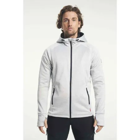 TENSON Txlite Midlayer Hoodie Zip Men Light Grey | Men Outdoor Midlayers & Hoodies