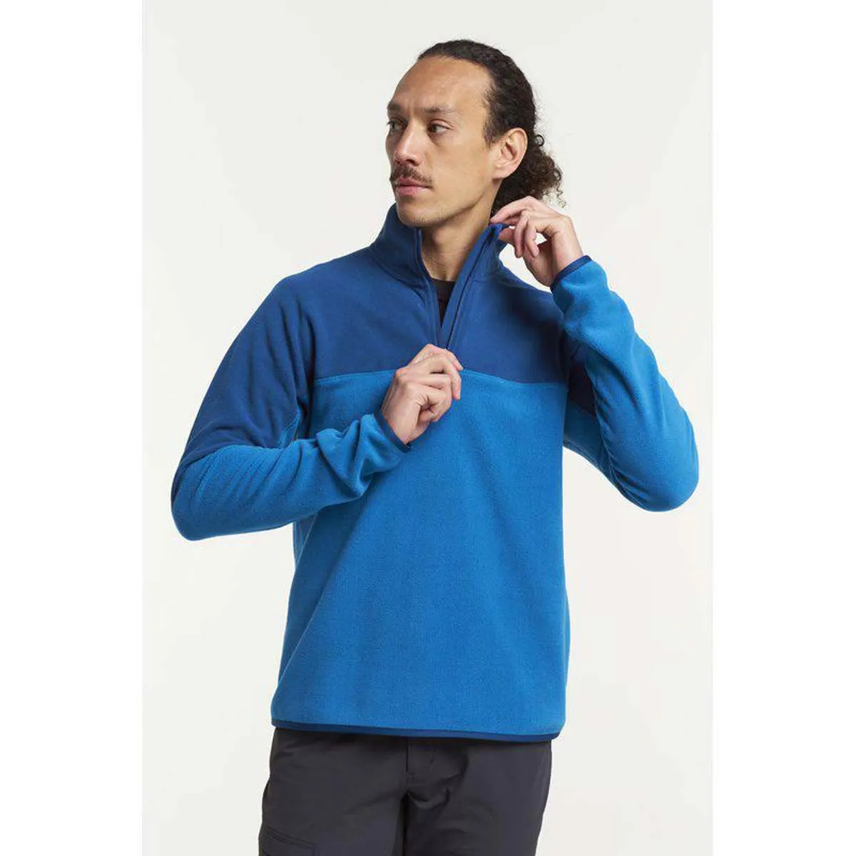 TENSON Himalaya Half Zip Fleece Men Blue | Men Outdoor Midlayers & Hoodies