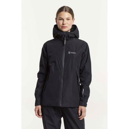 TENSON Winga Rain Jacket Women Black | Women Outdoor Jackets & Vests