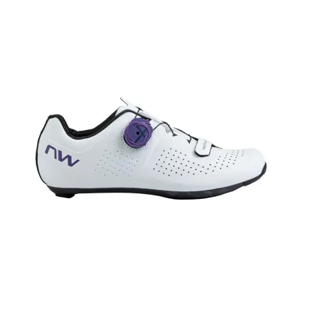 NORTHWAVE STORM CARBON 3 WOMEN white/dark purple | Шосейни обувки за колоездене