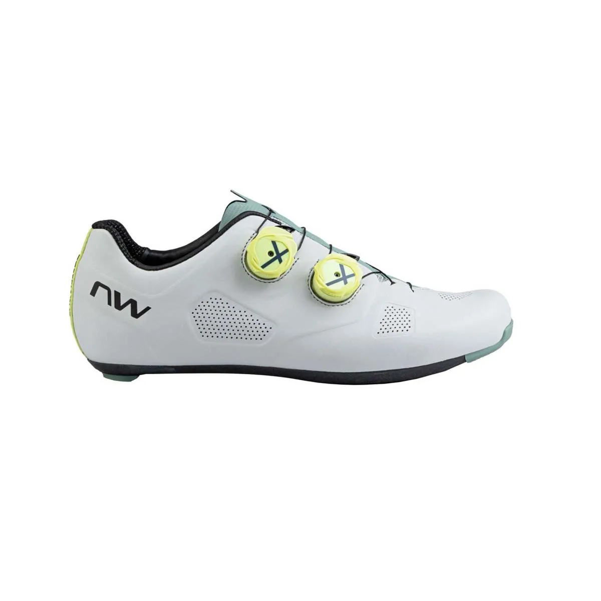 NORTHWAVE REVOLUTION 4 light grey/sage | Road bike shoes