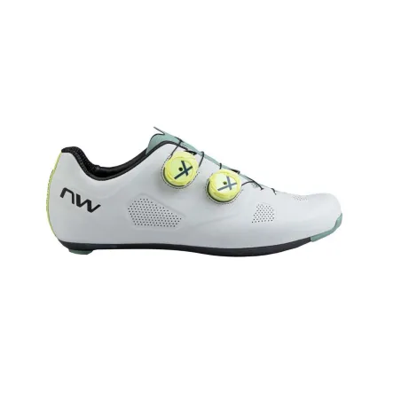 NORTHWAVE REVOLUTION 4 light grey/sage | Road bike shoes