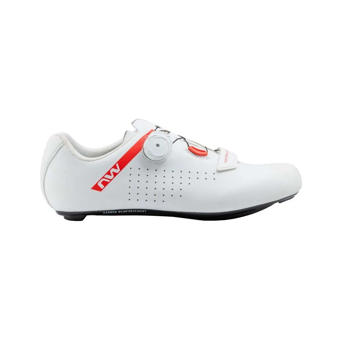 NORTHWAVE CORE PLUS 2 white/red fluo | Road bike shoes
