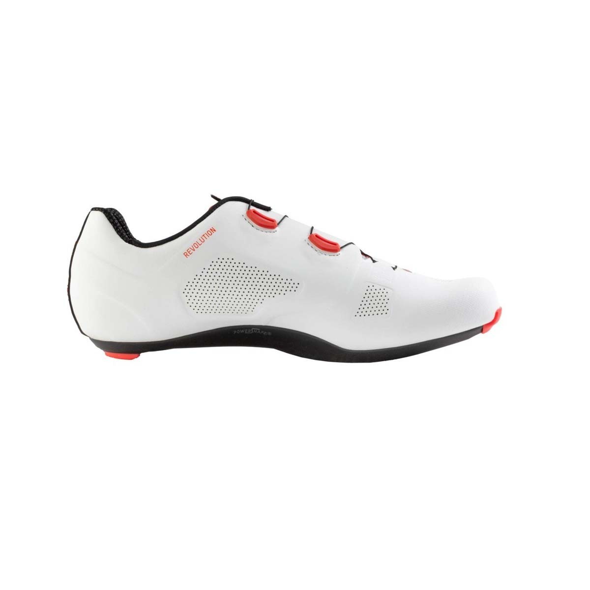 NORTHWAVE REVOLUTION 4 white/red fluo | Шосейни обувки за колоездене