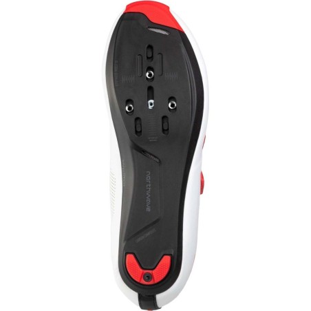 NORTHWAVE REVOLUTION 4 white/red fluo | Шосейни обувки за колоездене