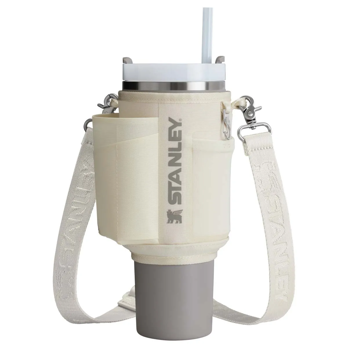 STANLEY The All-Day Quencher Carry-All 1.18L / 40oz Cream | Чанта с дръжка за чаши / термоси / бутилки STANLEY