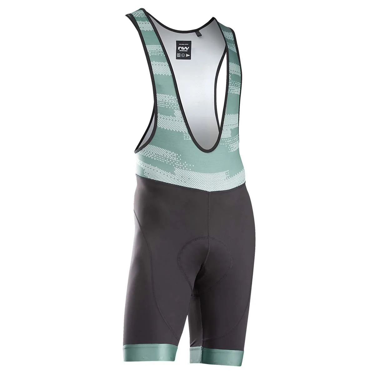 NORTHWAVE ACTIVE EVO BIBSHORT black/sage | Вело клин за колоездене