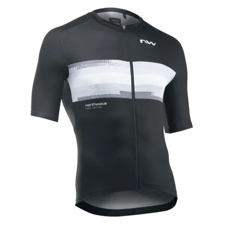 NORTHWAVE FORCE EVO JERSEY black/white | bike jersey