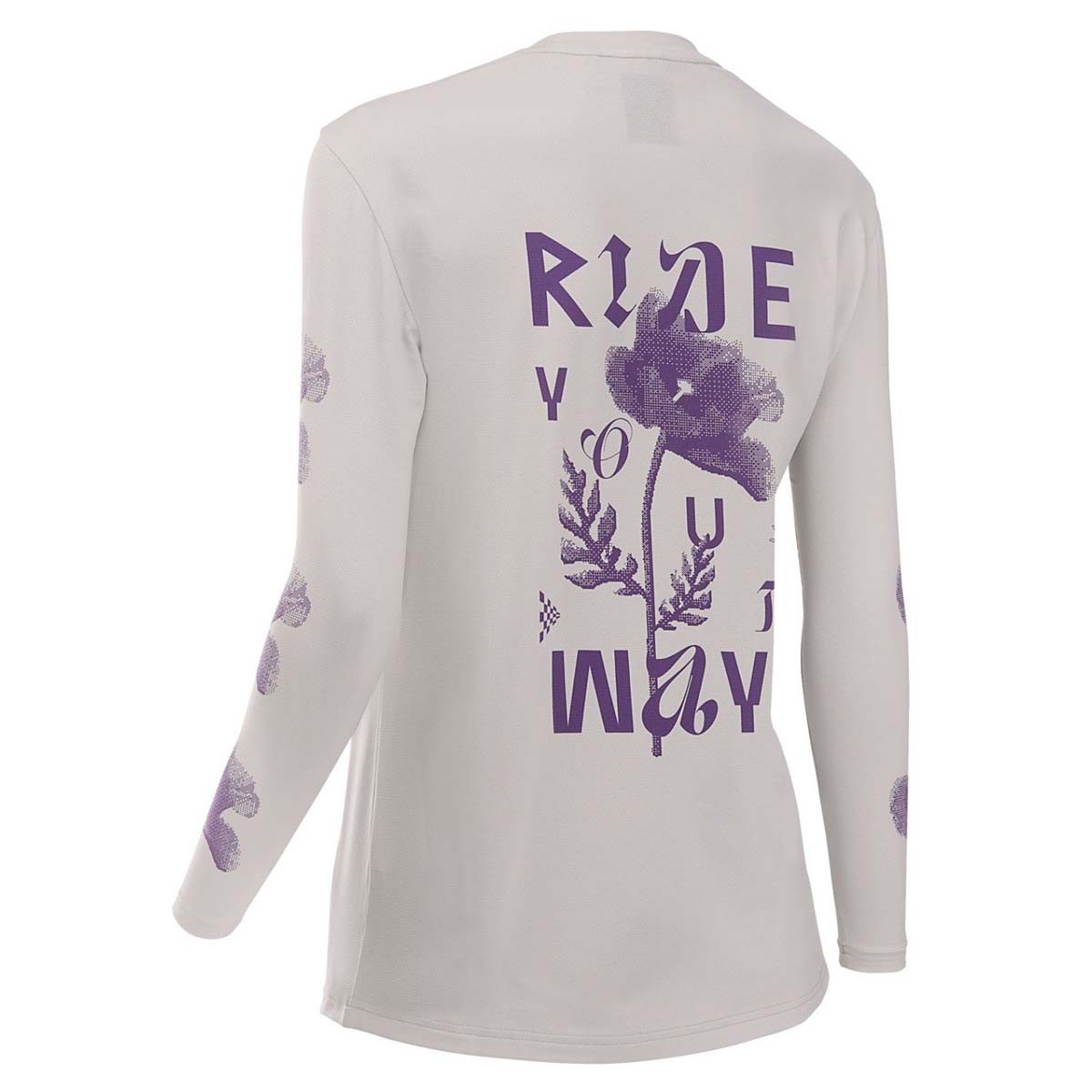 NORTHWAVE XTRAIL WMN LS JERSEY light grey/dark purple | bike jersey