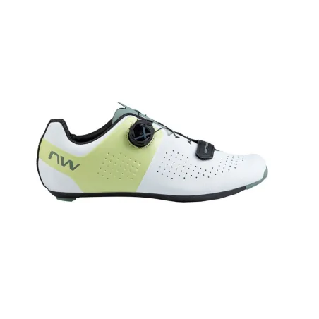 NORTHWAVE STORM CARBON 3 white/matcha | Шосейни обувки за колоездене