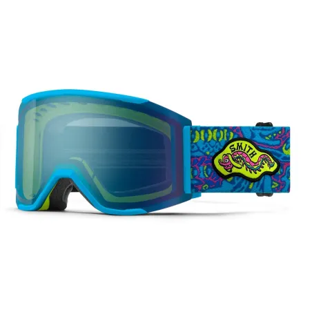 SMITH SQUAD MAG killer acid artist series | S2 CHROMAPOP Everyday Blue Mirror | ски & сноуборд маска