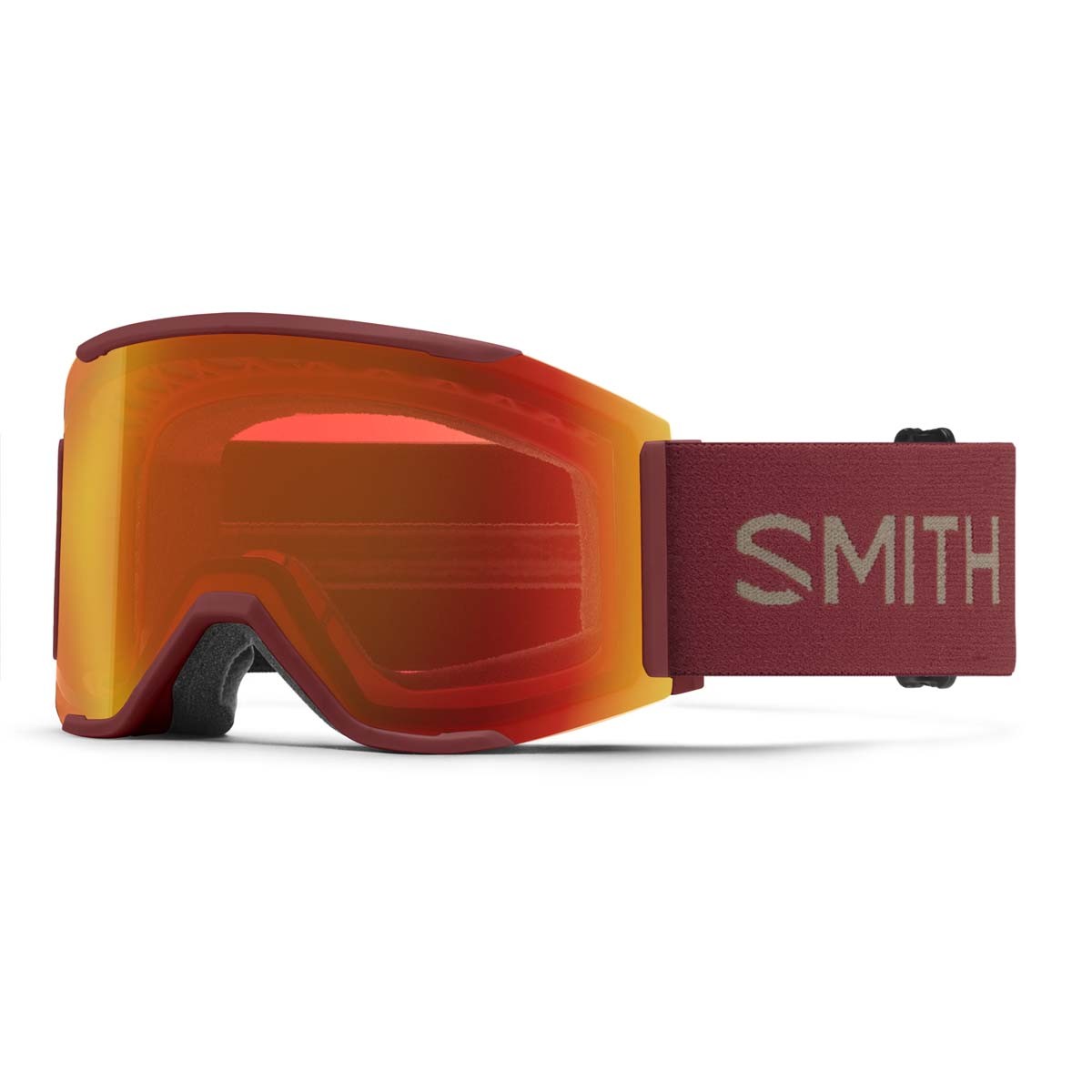 SMITH SQUAD MAG ironwood | S2 CHROMAPOP Everyday Red Mirror | ски & сноуборд маска