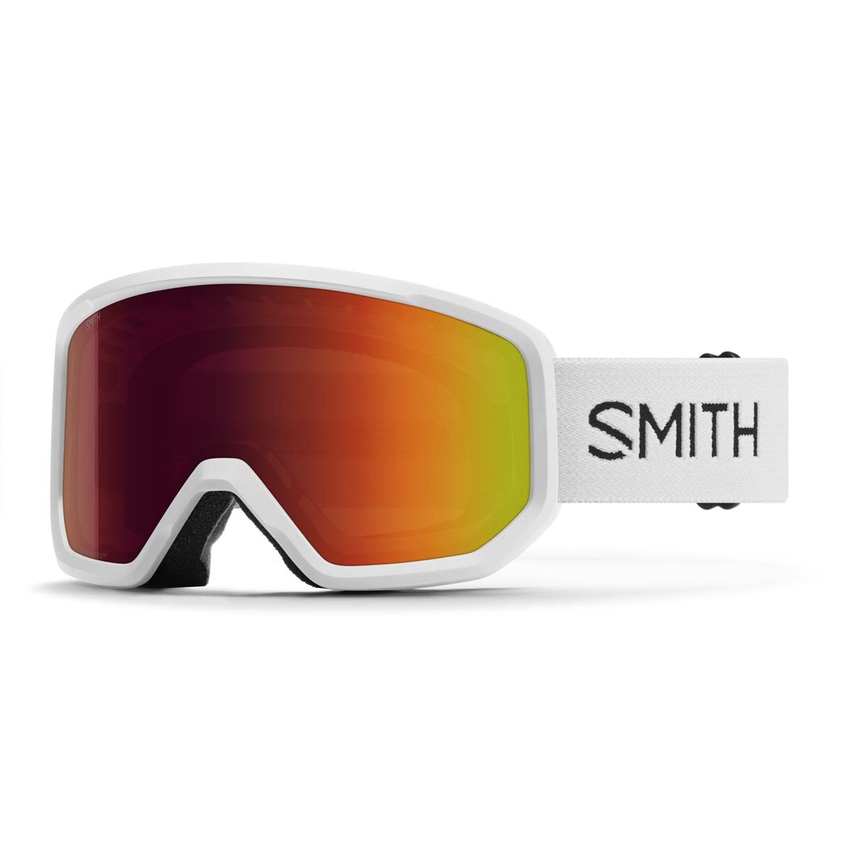 SMITH TRANSFER white | RED SOLX MIRROR ANTIFOG | ски & сноуборд маска