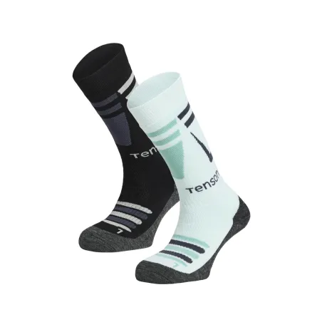 TENSON CORE SKI SOCK 2-PACK Grey Green | Зимни ски/сноуборд чорапи