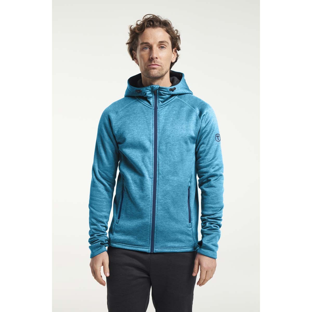 TENSON TXLITE MIDLAYER HOODIE ZIP MEN Blue | Хибридно междинно яке с цип