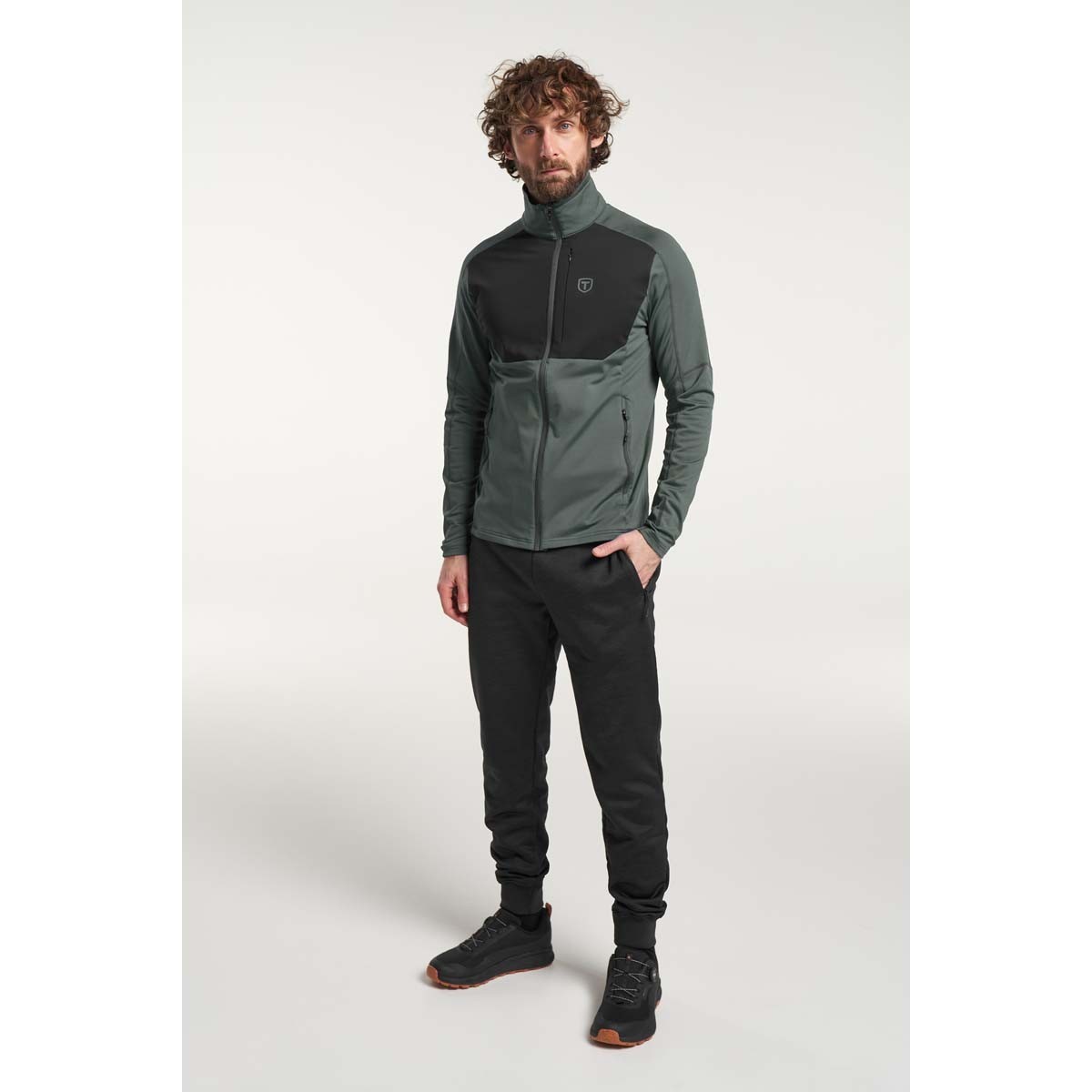 TENSON TXLITE FULL ZIP MEN Grey Green | Men Outdoor Midlayers & Hoodies