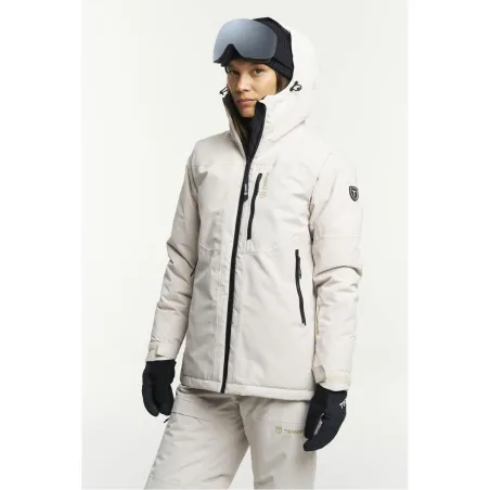 TENSON NISEKO SKI JACKET WOMEN Light Beige | Зимно ски/сноуборд яке