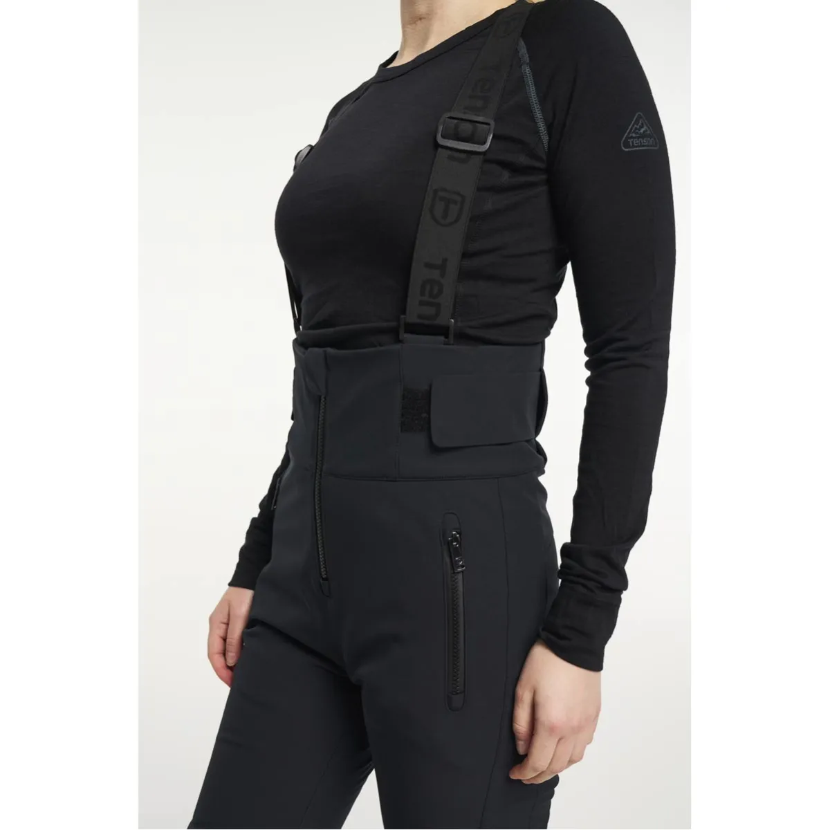 TENSON GRACE SOFTSHELL BIB PANTS WOMEN Black | Зимен ски/сноуборд панталон