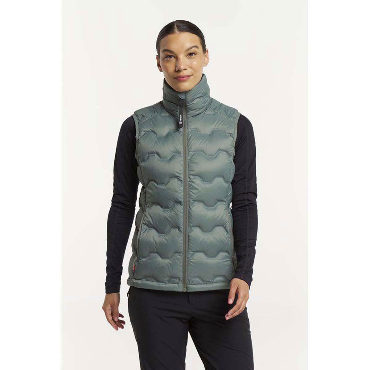 TENSON Txlite Shibui Down Vest Women Grey Green | Women Outdoor Jackets & Vests